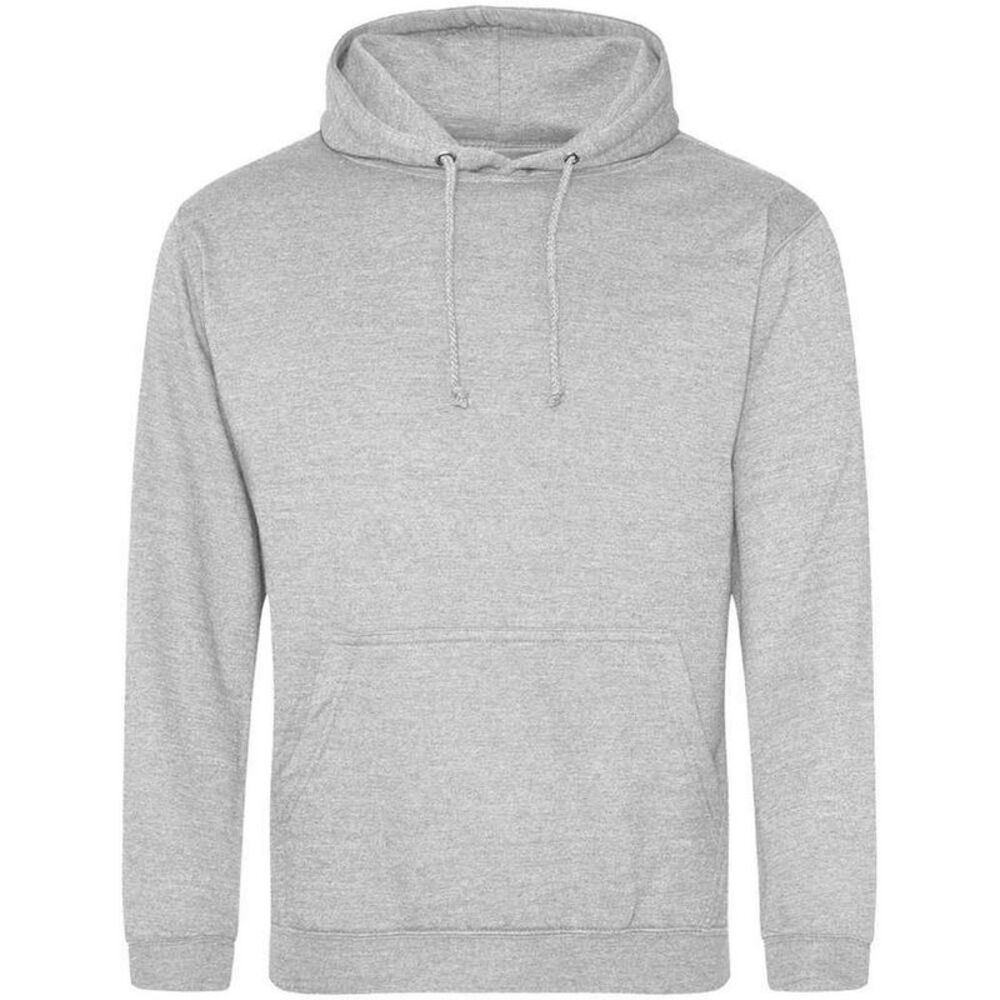 Awdis Unisex Adult Heather Drawstring Hoodie / Heather Grey